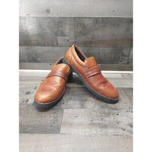 Vibram Leather Loafer/Oxford Style Shoes Made In USA #67843T9 Mens Size 10